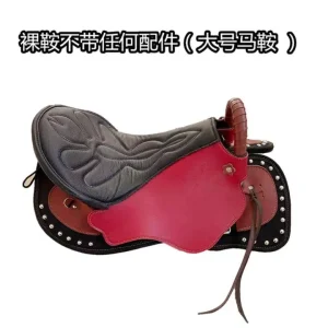 Saddle full set of Mongolian saddle horse with new cowhide tourist saddle