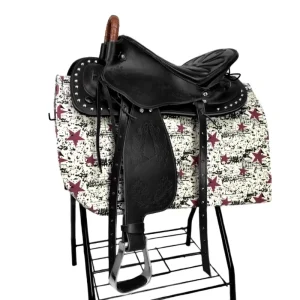 Saddle Full Set of Harness Accessories Pure Cowhide Western Endurance Saddle Tourist Saddle Mongolian Riding Equipment