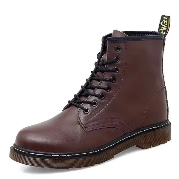 Women‘s Genuine Leather Boots Men Shoes Casual Shoes Classics Ankle Boots High Slip on Office Ventilate Versatile Motorcycle - Image 12