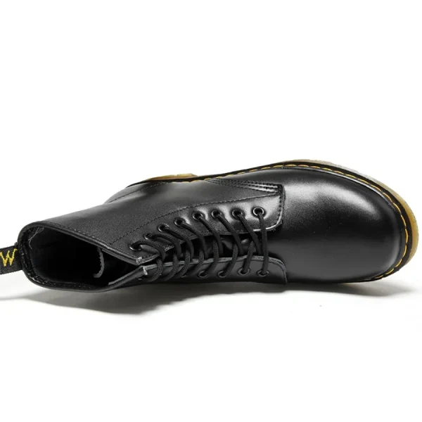 Women‘s Genuine Leather Boots Men Shoes Casual Shoes Classics Ankle Boots High Slip on Office Ventilate Versatile Motorcycle - Image 3
