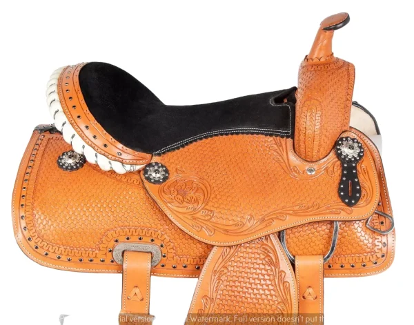 High quality customizable portable western horse leather saddle wholesale price latest sports entertainment available customizat